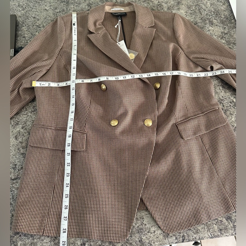 ✨ Lane Bryant Houndstooth Power Suit | Blazer + Tie-Waist Pants ✨ - Picture 4 of 16